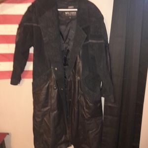 Wilsons leather and suede coat